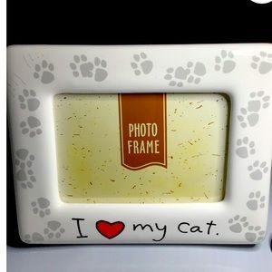 Rare I love my cat photo frame